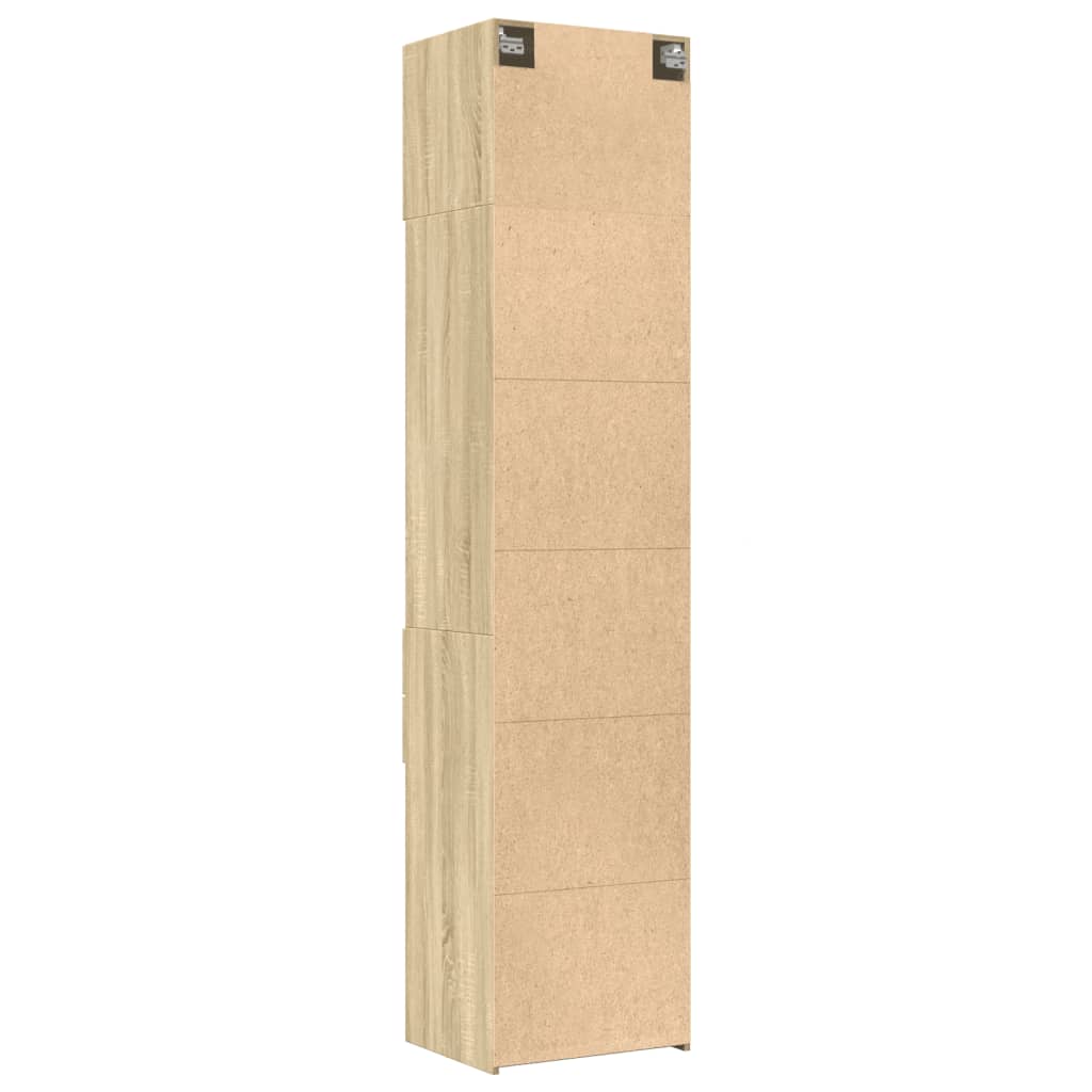 Hochschrank Schmal Sonoma-Eiche 50x42,5x225 cm Holzwerkstoff