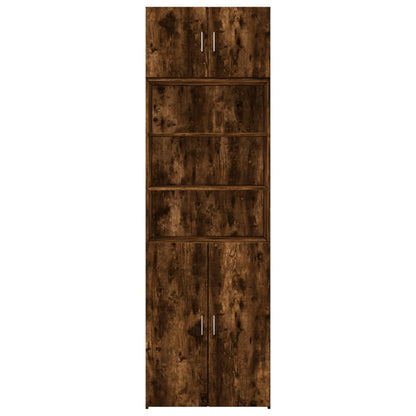 Hochschrank Räuchereiche 70x42,5x225 cm Holzwerkstoff