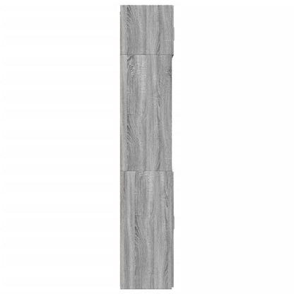 Hochschrank Grau Sonoma 70x42,5x225 cm Holzwerkstoff