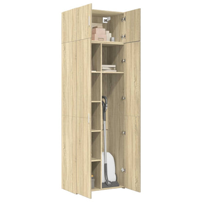 Hochschrank Sonoma-Eiche 70x42,5x225 cm Holzwerkstoff