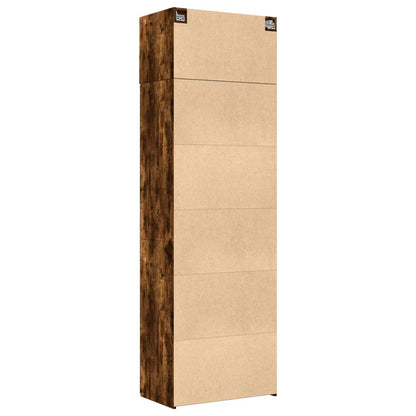 Hochschrank Räuchereiche 70x42,5x225 cm Holzwerkstoff