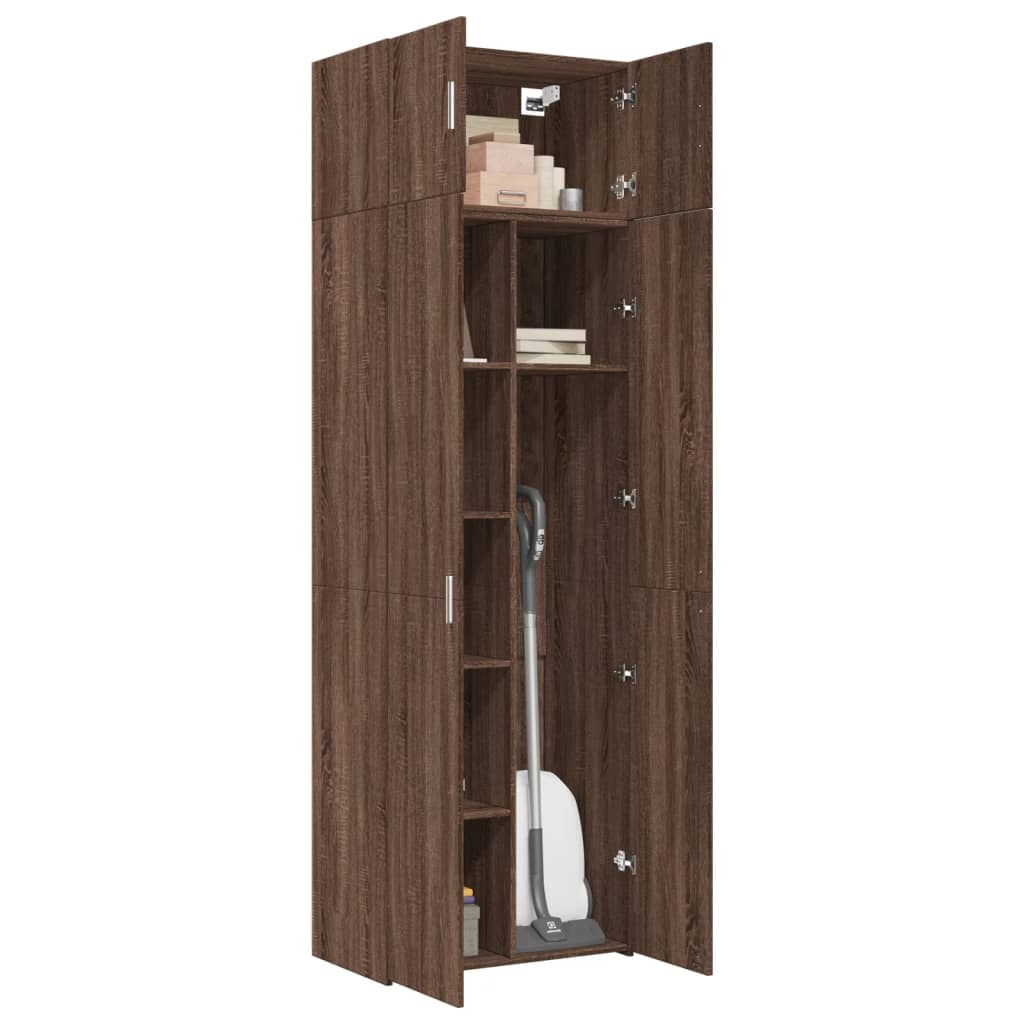 Hochschrank Eichen-Optik 70x42,5x225 cm Holzwerkstoff