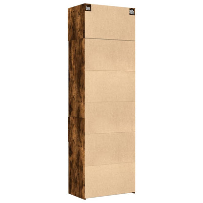 Hochschrank Räuchereiche 70x42,5x225 cm Holzwerkstoff