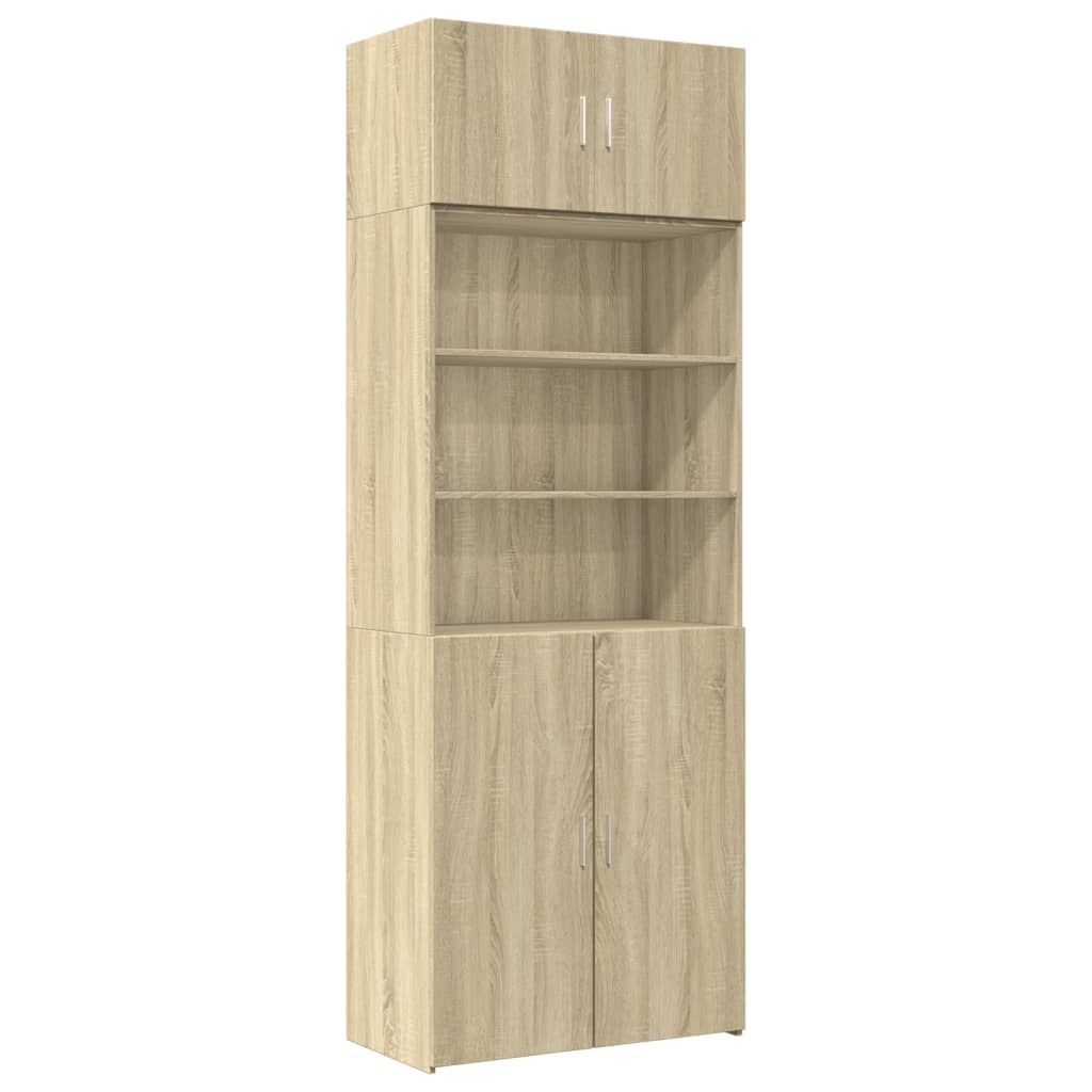 Hochschrank Sonoma-Eiche 80x42,5x225 cm Holzwerkstoff