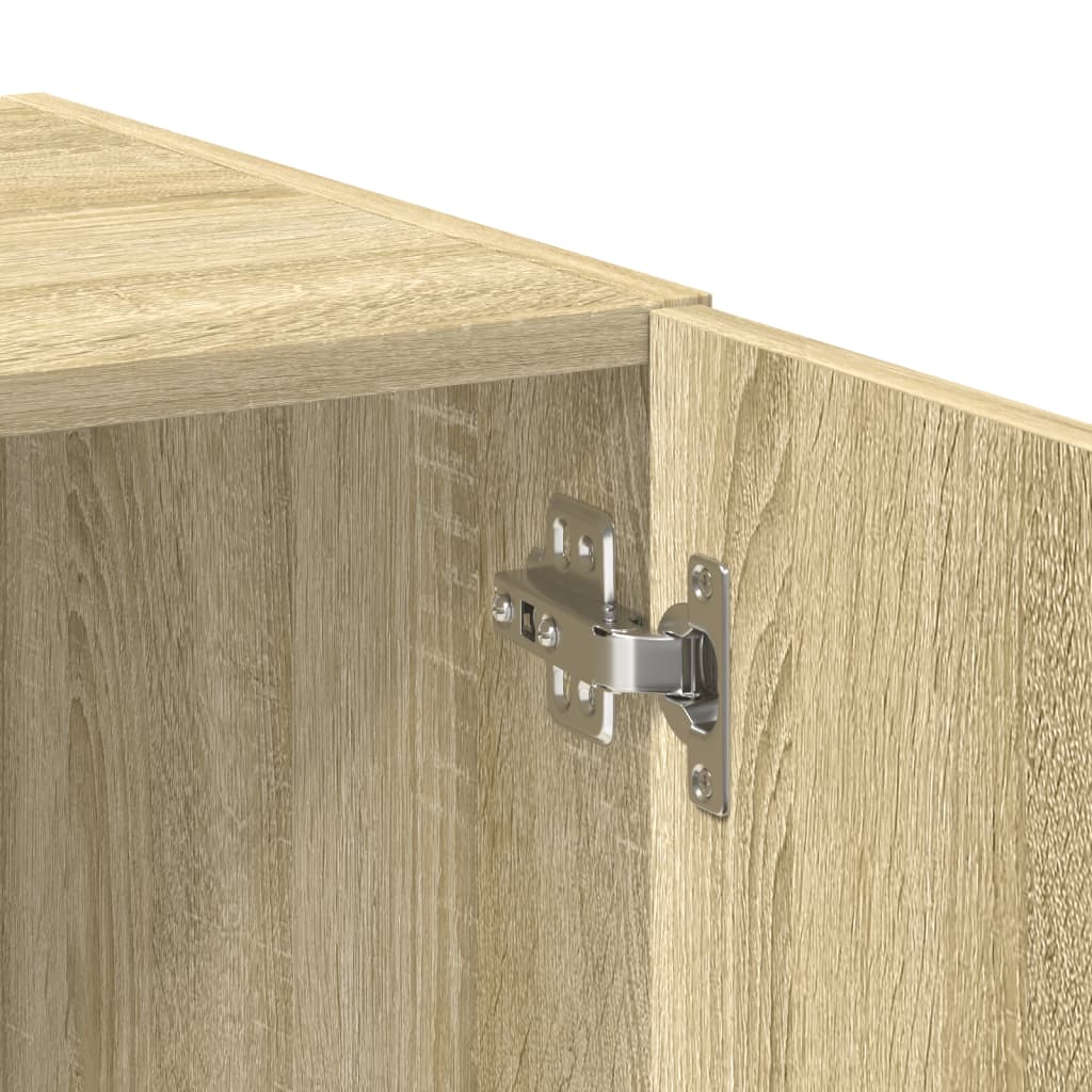 Hochschrank Sonoma-Eiche 80x42,5x225 cm Holzwerkstoff