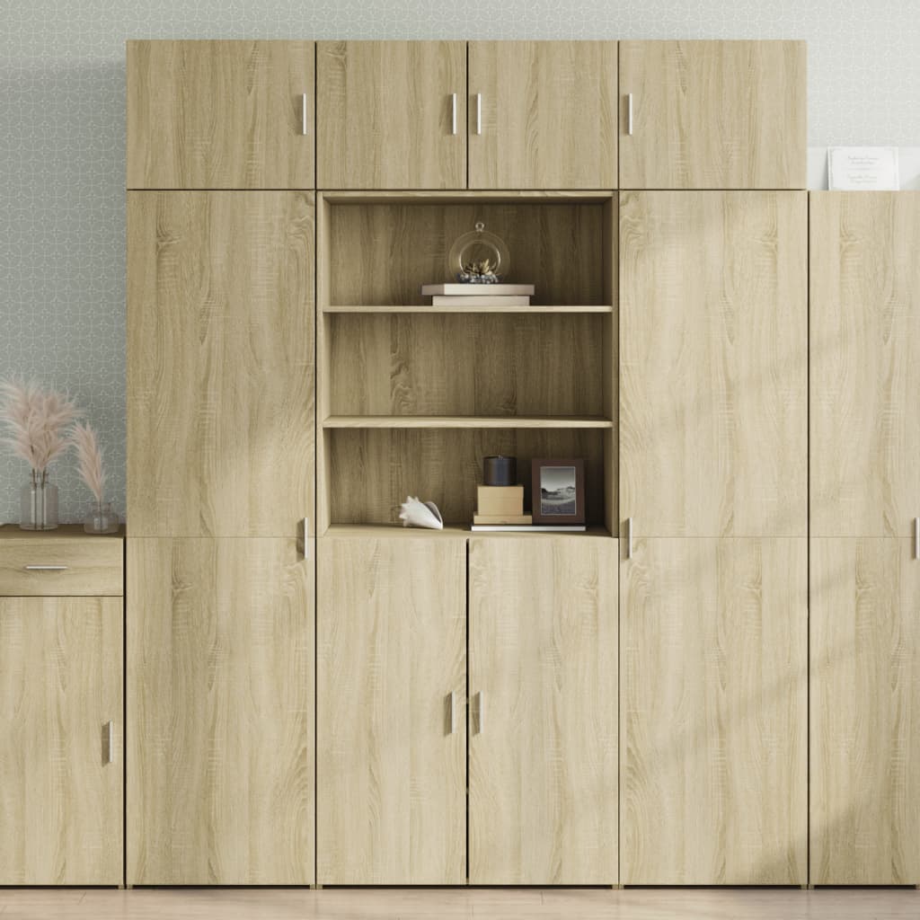 Hochschrank Sonoma-Eiche 80x42,5x225 cm Holzwerkstoff