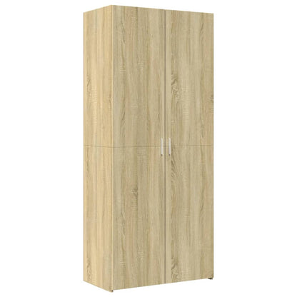 Hochschrank Sonoma-Eiche 80x42,5x225 cm Holzwerkstoff