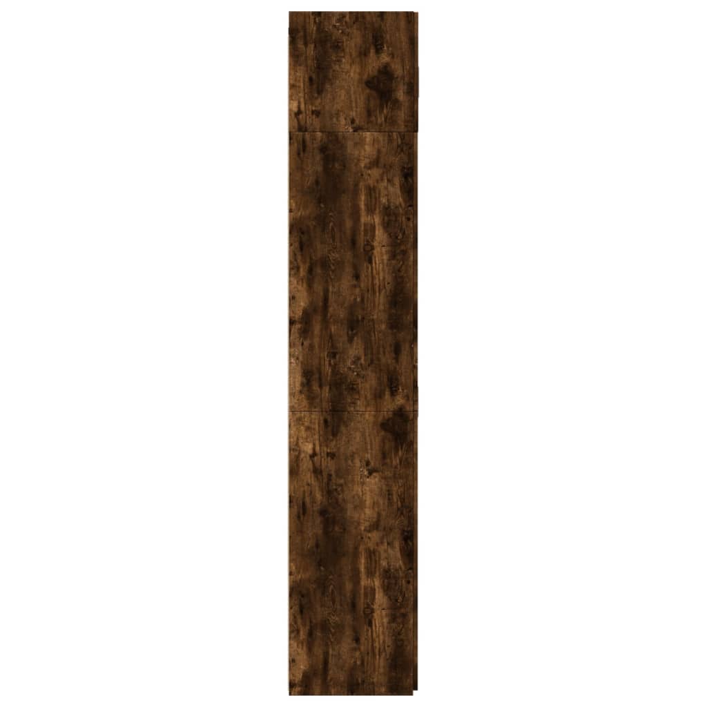 Hochschrank Räuchereiche 80x42,5x225 cm Holzwerkstoff