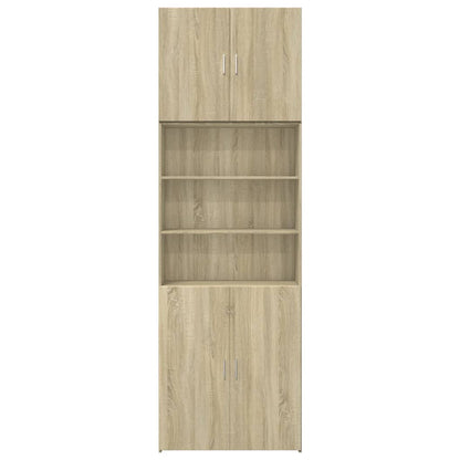 Highboard Sonoma-Eiche 80x42,5x249 cm Holzwerkstoff