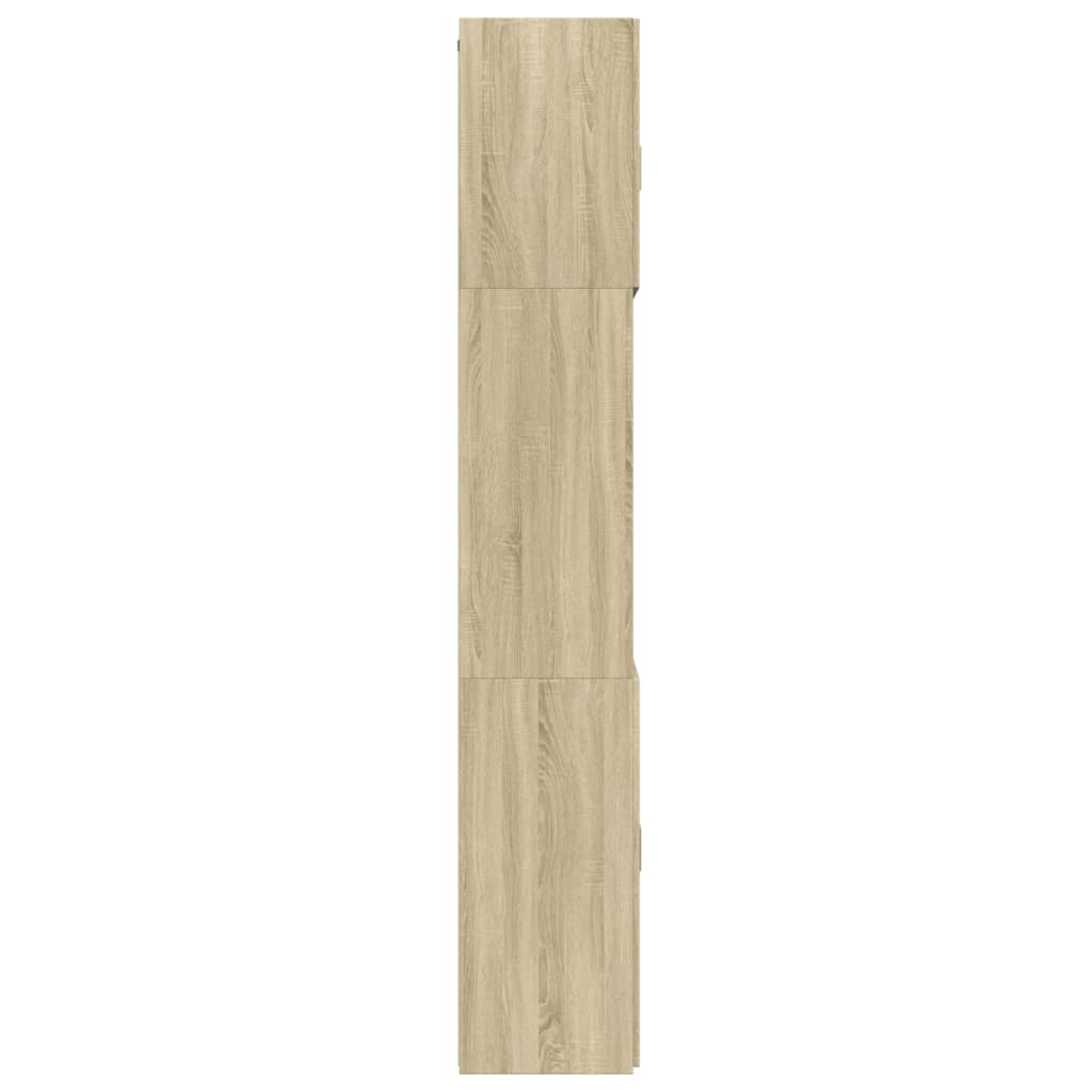 Highboard Sonoma-Eiche 80x42,5x249 cm Holzwerkstoff