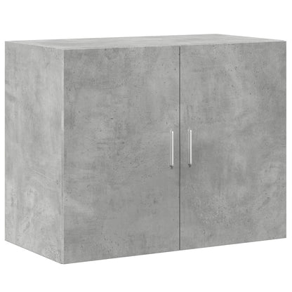 Highboard Betongrau 80x42,5x249 cm Holzwerkstoff