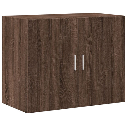 Highboard Braun Eichen-Optik 80x42,5x249 cm Holzwerkstoff