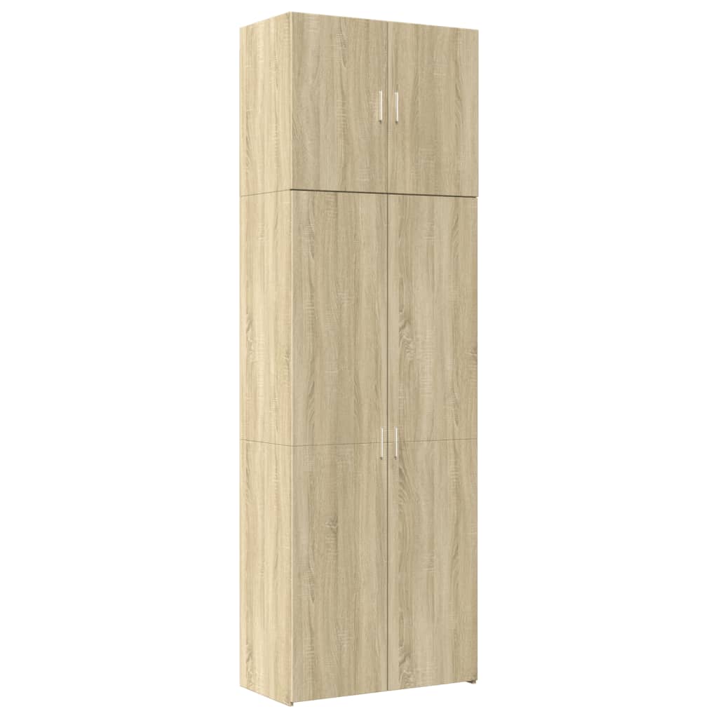 Highboard Sonoma-Eiche 80x42,5x249 cm Holzwerkstoff