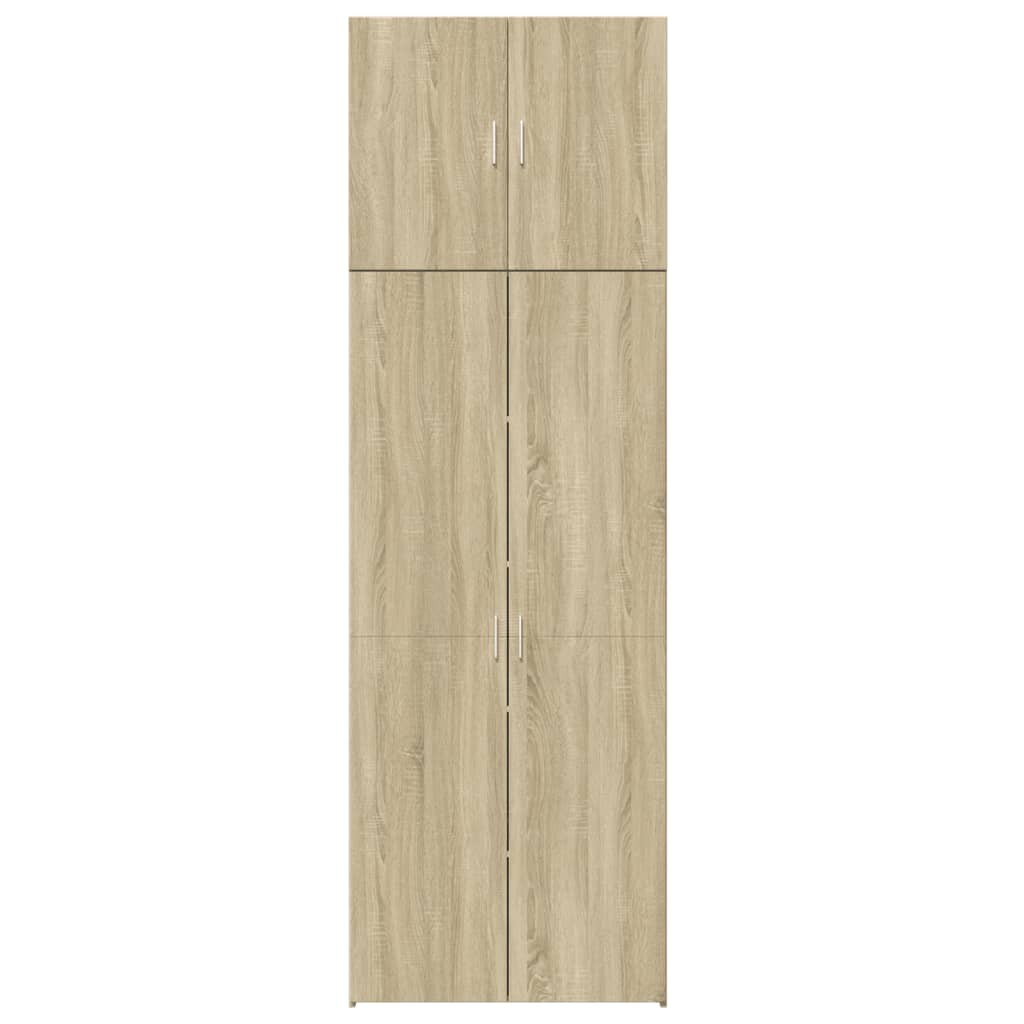 Highboard Sonoma-Eiche 80x42,5x249 cm Holzwerkstoff