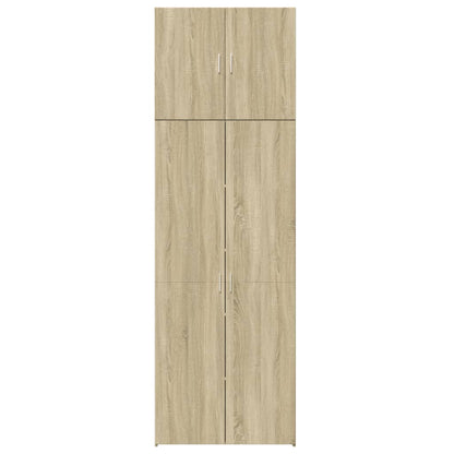 Highboard Sonoma-Eiche 80x42,5x249 cm Holzwerkstoff