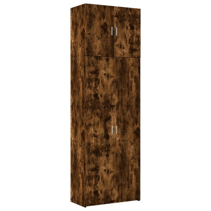 Highboard Räuchereiche 80x42,5x249 cm Holzwerkstoff