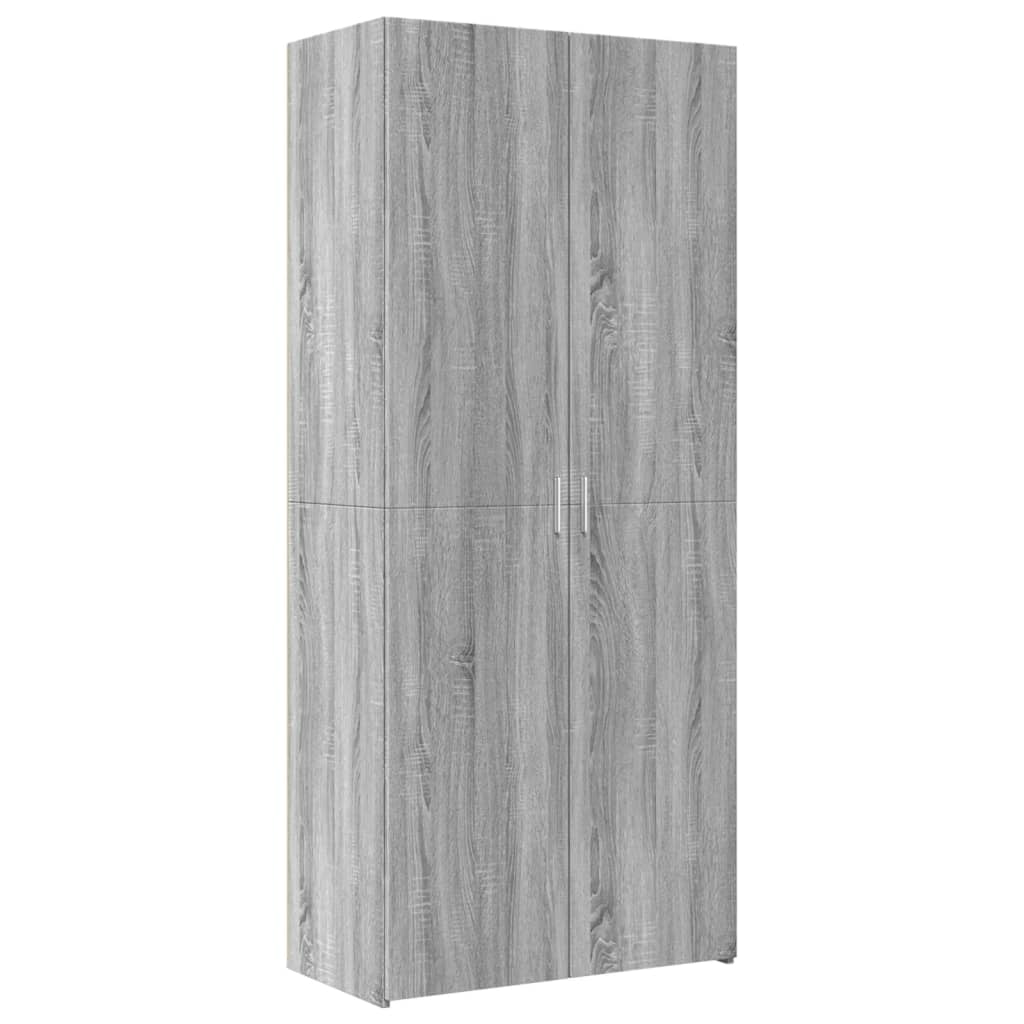 Highboard Grau Sonoma 80x42,5x249 cm Holzwerkstoff