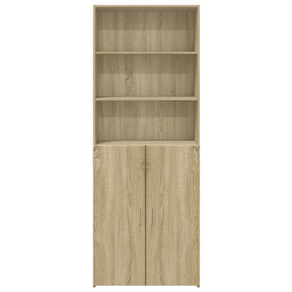 Highboard Sonoma-Eiche 70x42,5x185 cm Holzwerkstoff