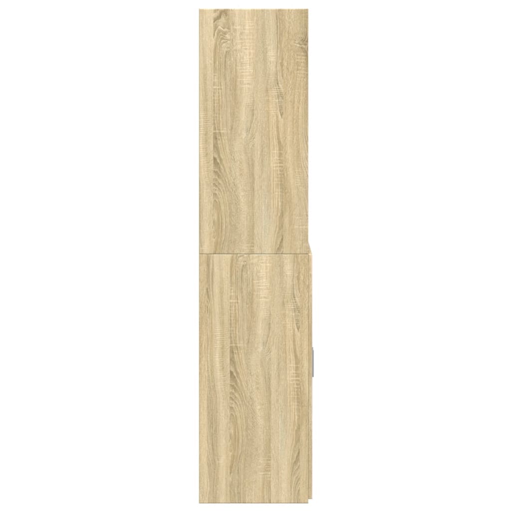 Highboard Sonoma-Eiche 70x42,5x185 cm Holzwerkstoff