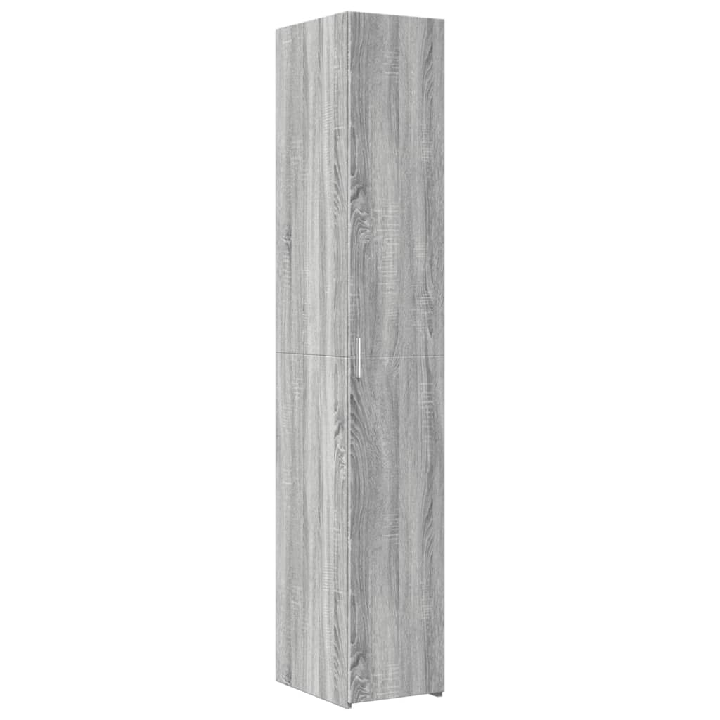 Highboard Grau Sonoma 30x42,5x185 cm Holzwerkstoff