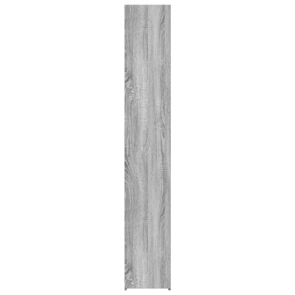 Highboard Grau Sonoma 30x42,5x185 cm Holzwerkstoff