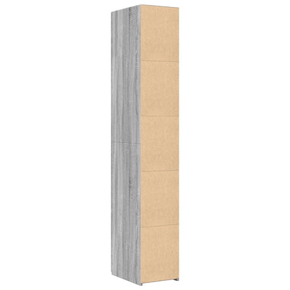 Highboard Grau Sonoma 30x42,5x185 cm Holzwerkstoff