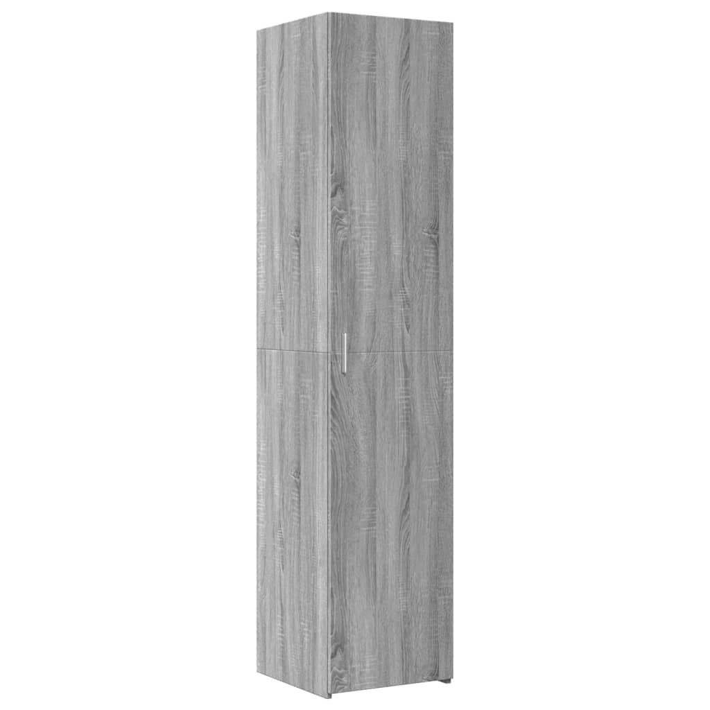 Highboard Grau Sonoma 40x42,5x185 cm Holzwerkstoff