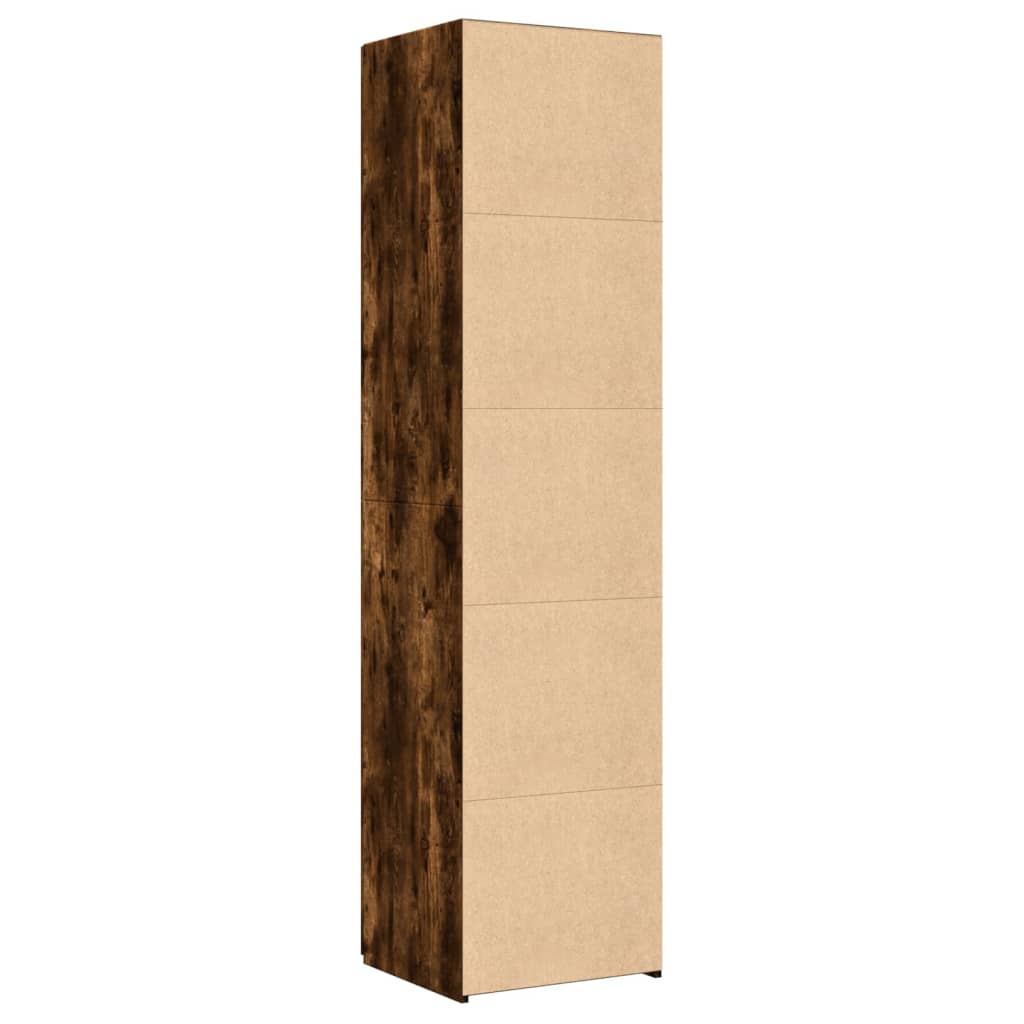 Highboard Räuchereiche 45x42,5x185 cm Holzwerkstoff