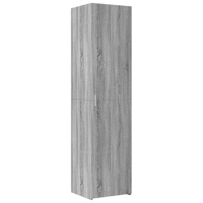 Highboard Grau Sonoma 45x42,5x185 cm Holzwerkstoff