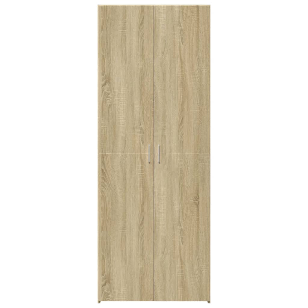 Highboard Sonoma-Eiche 70x42,5x185 cm Holzwerkstoff