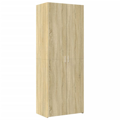 Highboard Sonoma-Eiche 70x42,5x185 cm Holzwerkstoff