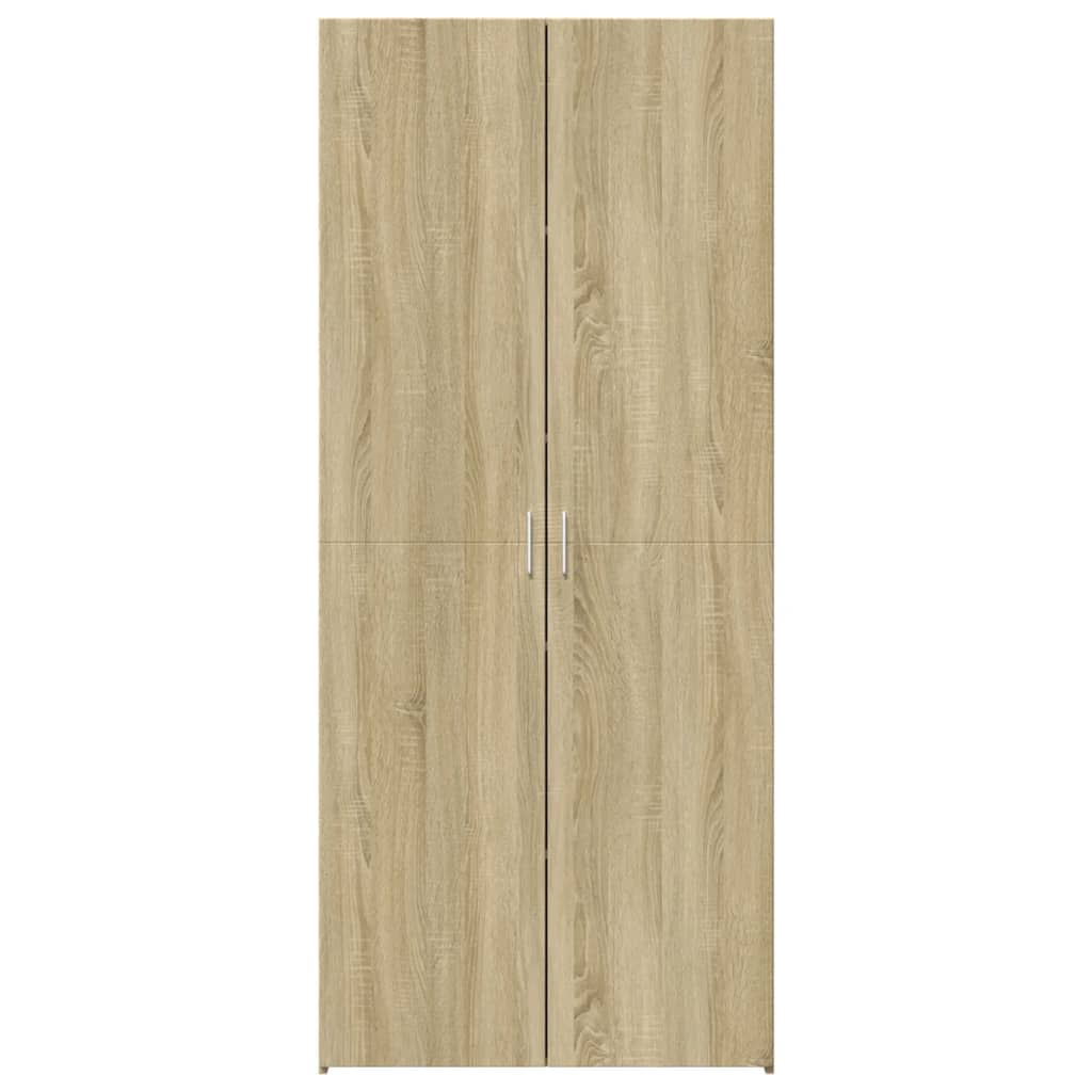 Highboard Sonoma-Eiche 70x42,5x185 cm Holzwerkstoff