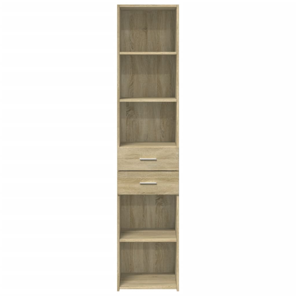 Highboard Sonoma-Eiche 40x42,5x185 cm Holzwerkstoff