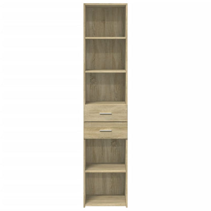 Highboard Sonoma-Eiche 40x42,5x185 cm Holzwerkstoff