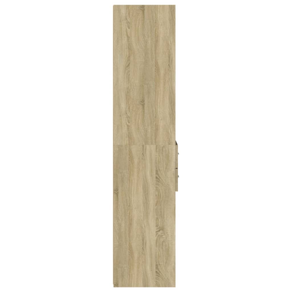 Highboard Sonoma-Eiche 40x42,5x185 cm Holzwerkstoff