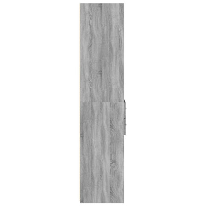 Highboard Grau Sonoma 40x42,5x185 cm Holzwerkstoff