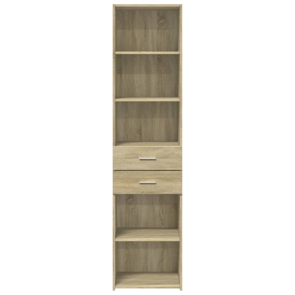 Highboard Sonoma-Eiche 45x42,5x185 cm Holzwerkstoff