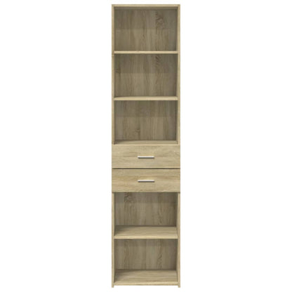 Highboard Sonoma-Eiche 45x42,5x185 cm Holzwerkstoff