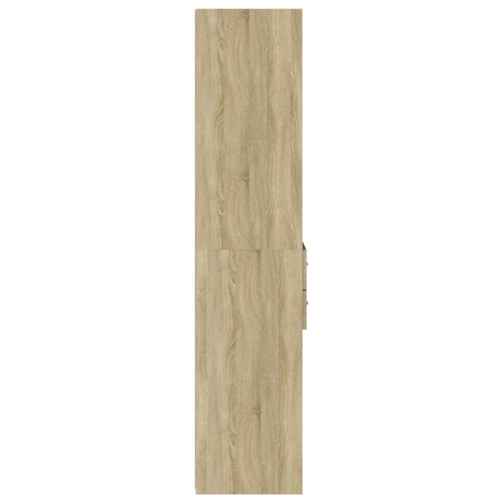 Highboard Sonoma-Eiche 45x42,5x185 cm Holzwerkstoff