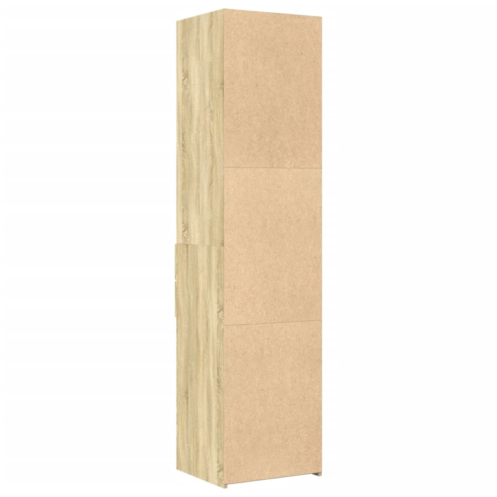 Highboard Sonoma-Eiche 45x42,5x185 cm Holzwerkstoff