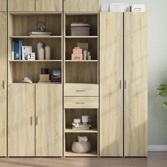 Highboard Sonoma-Eiche 45x42,5x185 cm Holzwerkstoff