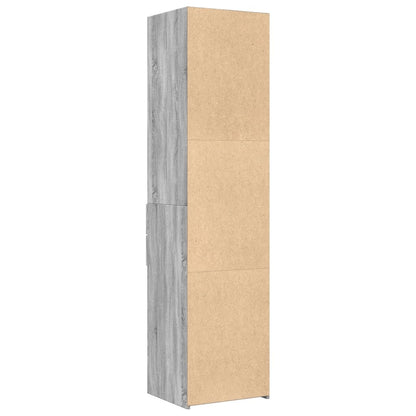 Highboard Grau Sonoma 45x42,5x185 cm Holzwerkstoff