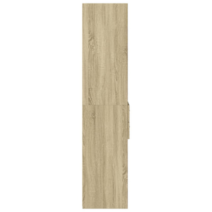 Highboard Sonoma-Eiche 50x42,5x185 cm Holzwerkstoff