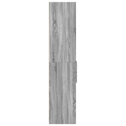 Highboard Grau Sonoma 50x42,5x185 cm Holzwerkstoff