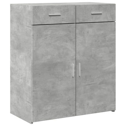 Sideboard Betongrau 80x42,5x93 cm Holzwerkstoff