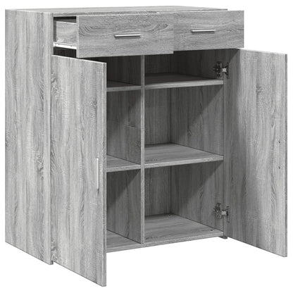 Sideboard Grau Sonoma 80x42,5x93 cm Holzwerkstoff