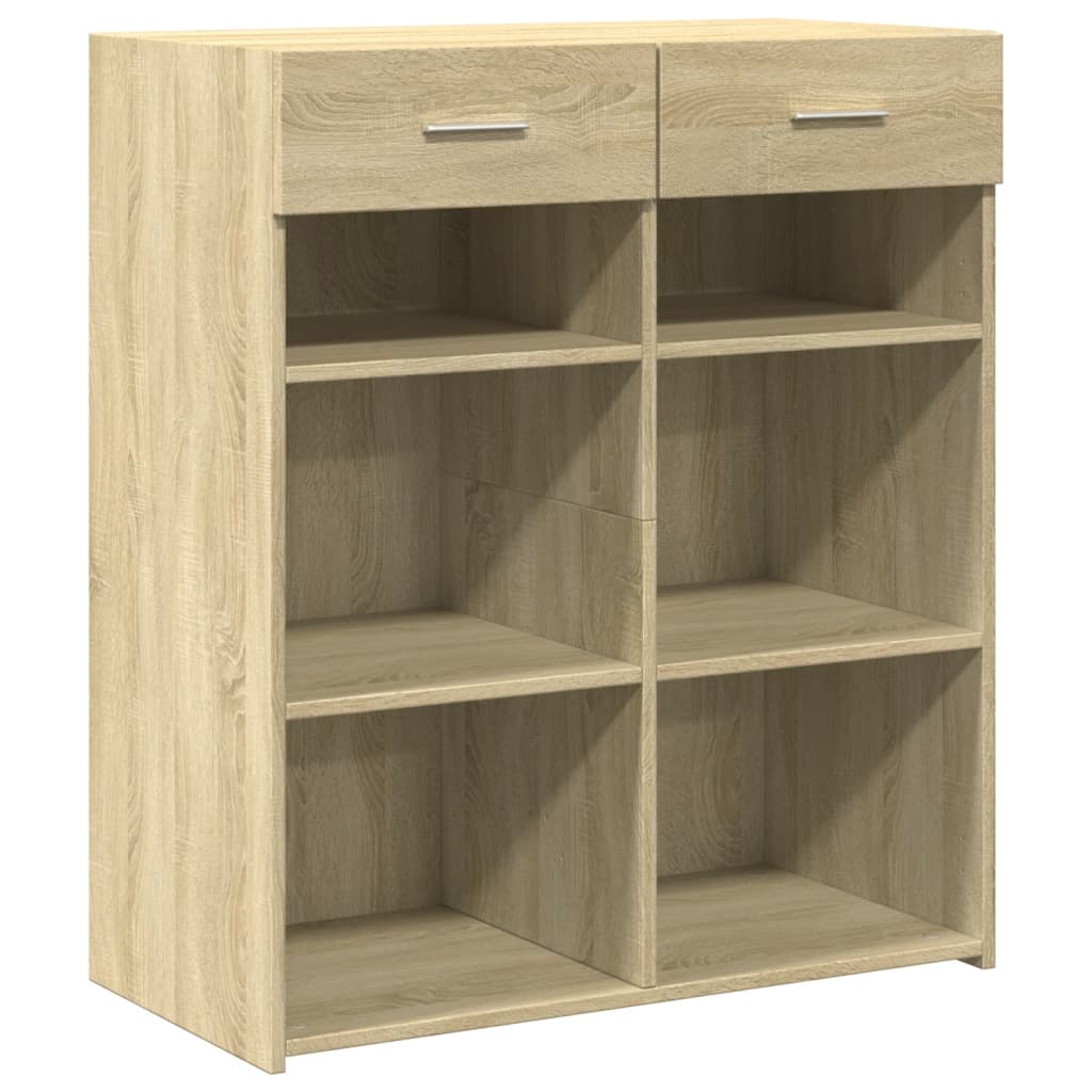 Sideboard Sonoma-Eiche 80x42,5x93 cm Holzwerkstoff