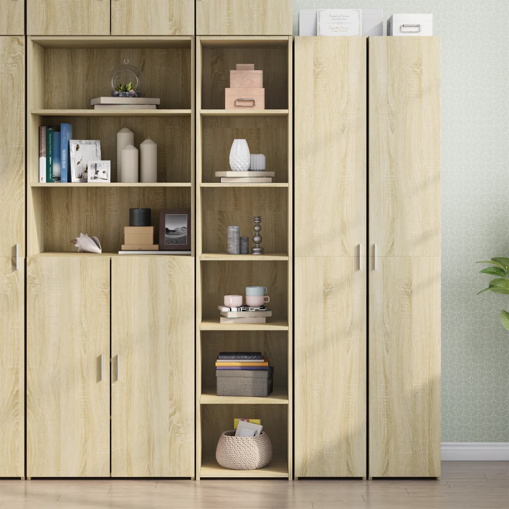 Highboard Sonoma-Eiche 40x41x185 cm Holzwerkstoff