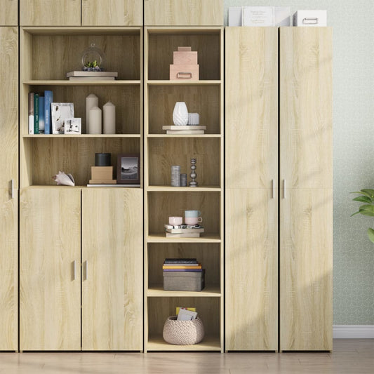 Highboard Sonoma-Eiche 45x41x185 cm Holzwerkstoff