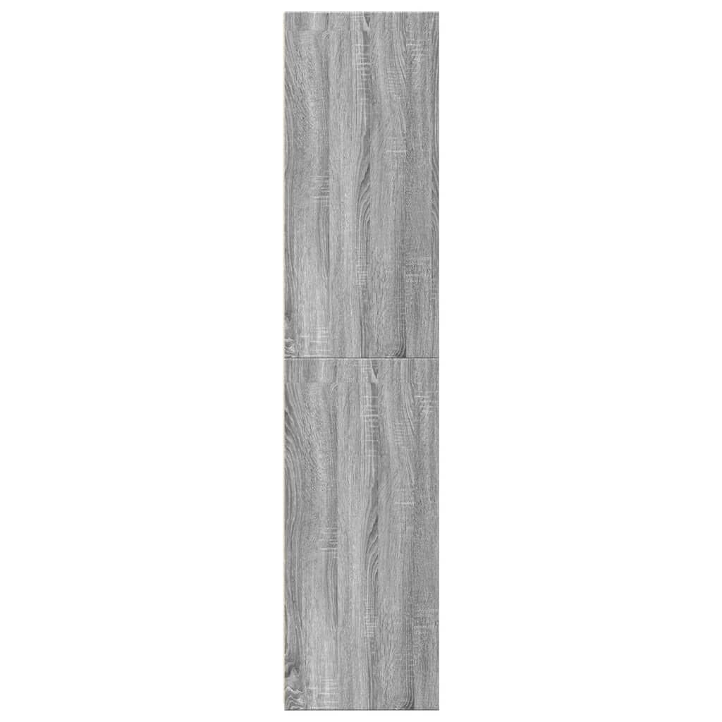 Highboard Grau Sonoma-Eiche 45x41x185 cm Holzwerkstoff